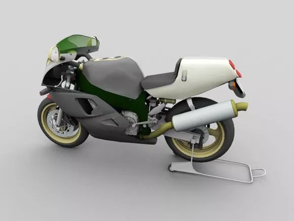 Motorcycle Hellcat 3d model