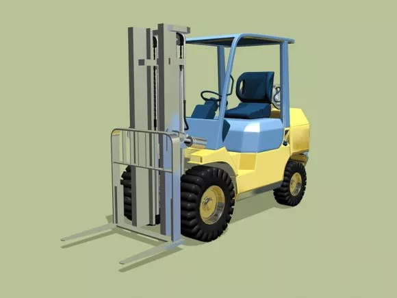 Container Ware Forklift 3d model