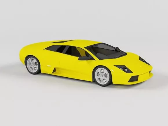 Concept Racing Car 3d model