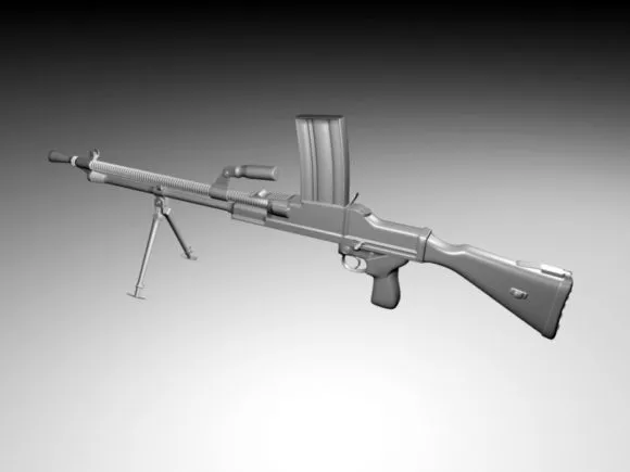 Star Wars Blaster Rifle Gun 3d model
