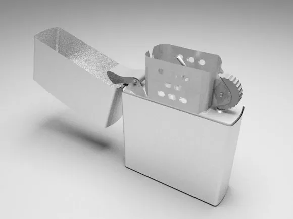 Zippo Lighter 3d model Zippo Lighter 3d model