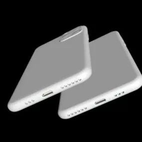 Iphone 11 Smartphone White 3d model