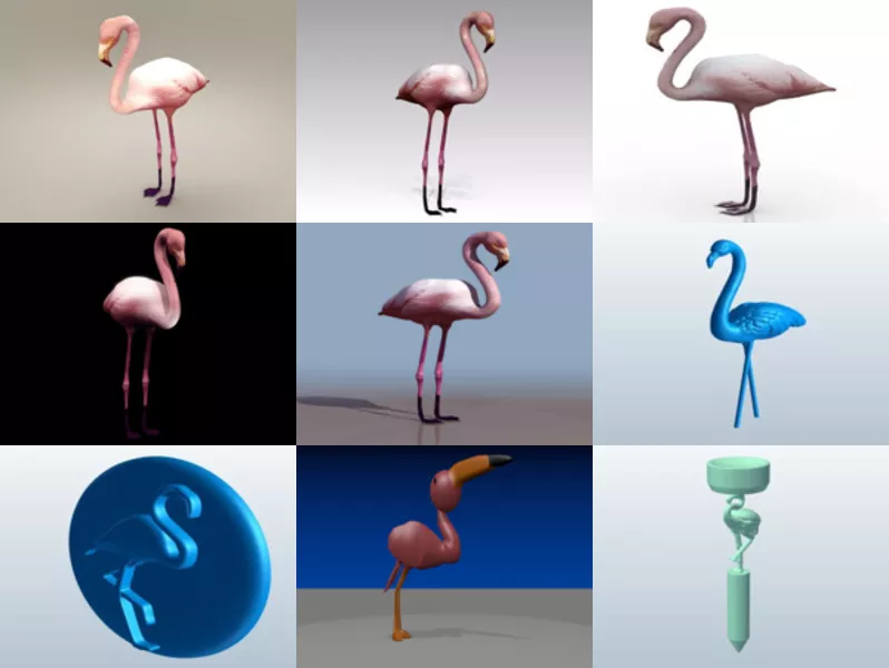 Top 11 Flamingo 3D Models for Rendering Most Recent 2022