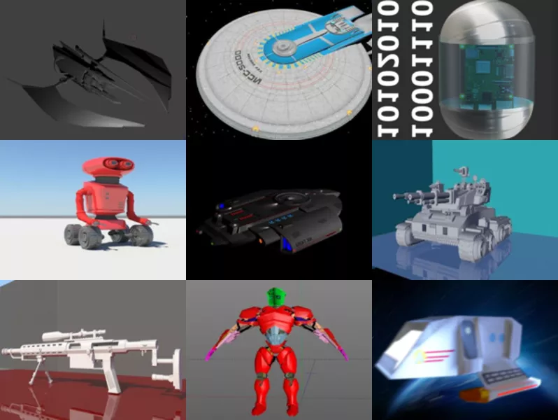 Top 11 Scifi Obj 3D Models for Design Latest 2022