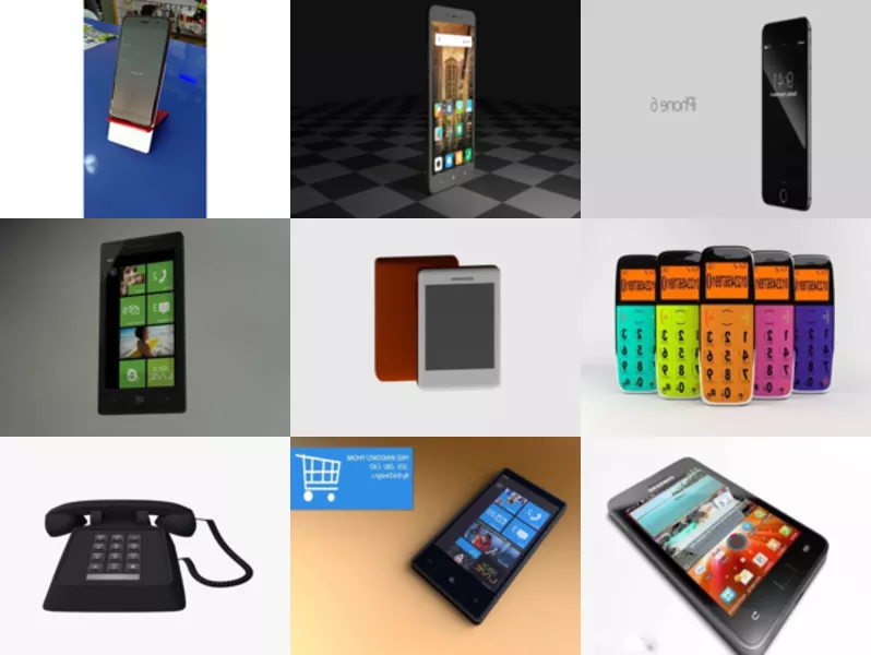 Top 12 Phone Obj 3D Models for Design Latest 2022