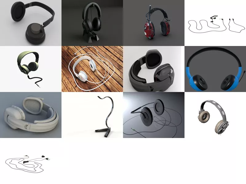 Top 13 Headphones Obj 3D Models for Free Newest 2022