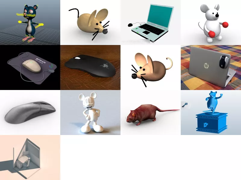 Top 13 Mouse 3D Models Stuff Latest 2022