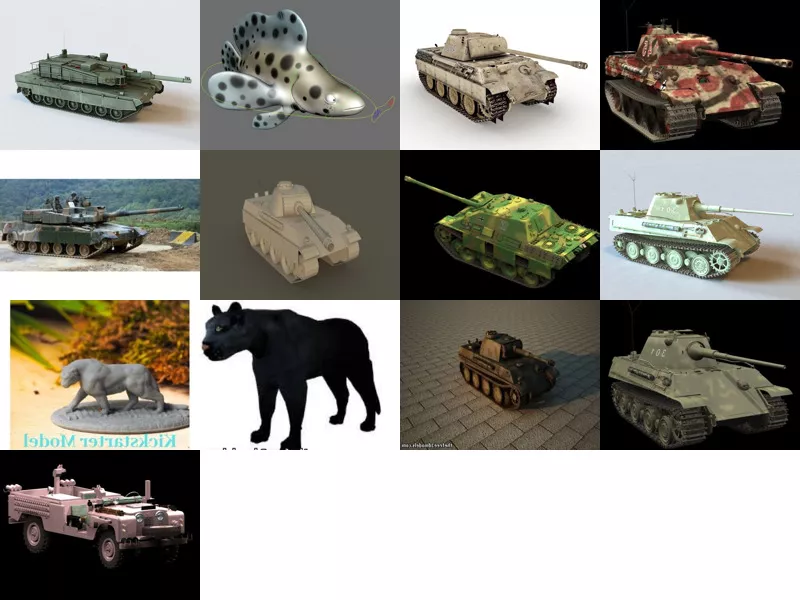 Top 13 Panther 3D Models for Design Most Recent 2022