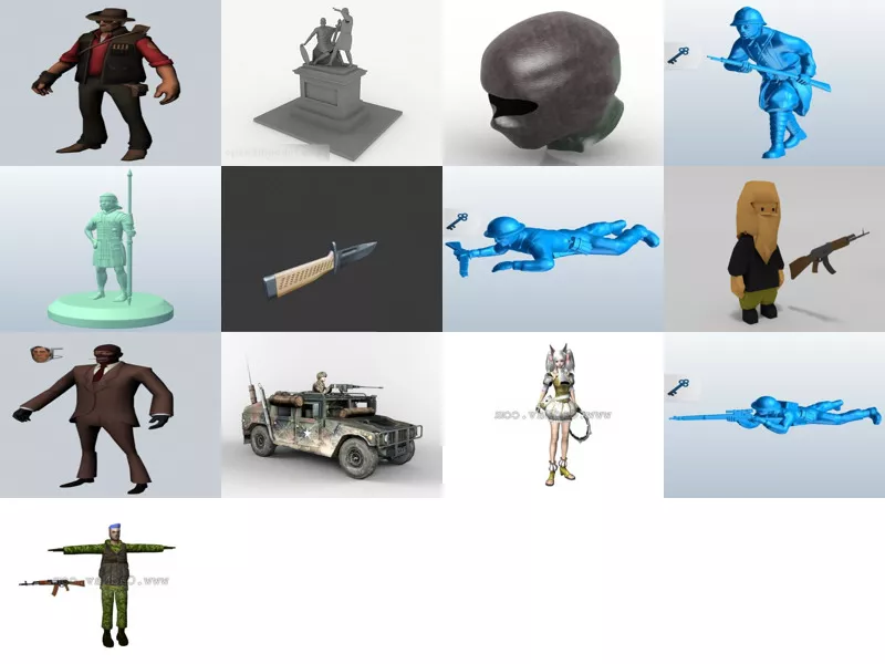 Top 13 Soldier 3D Models Newest 2022