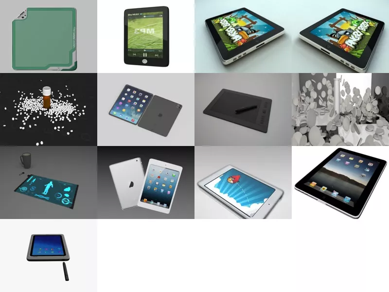 Top 13 Tablet Obj 3D Models for Free Latest 2022