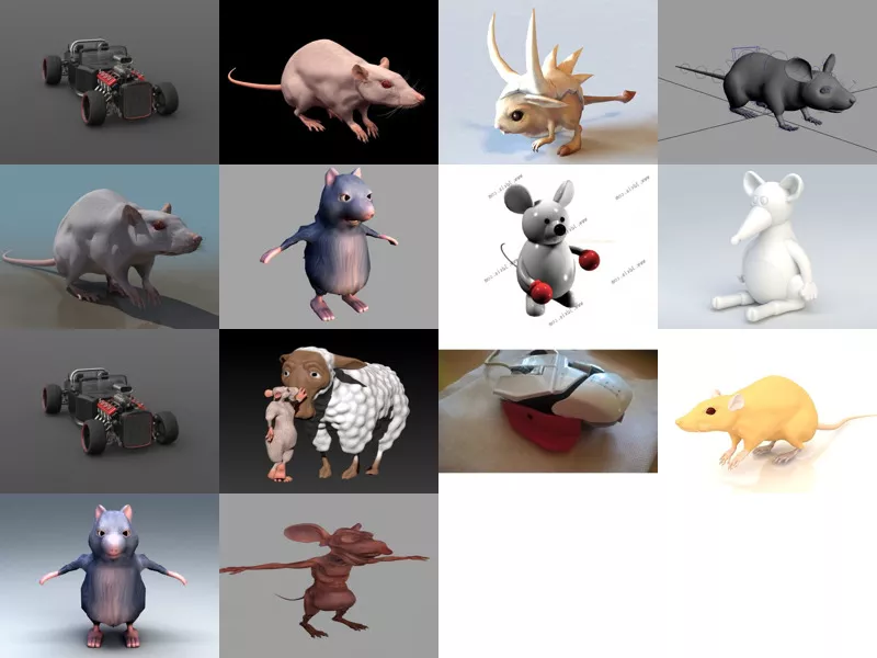 Top 14 Rat 3D Models Most Recent 2022