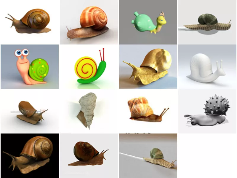 Top 15 Snail 3D Models Most Recent 2022