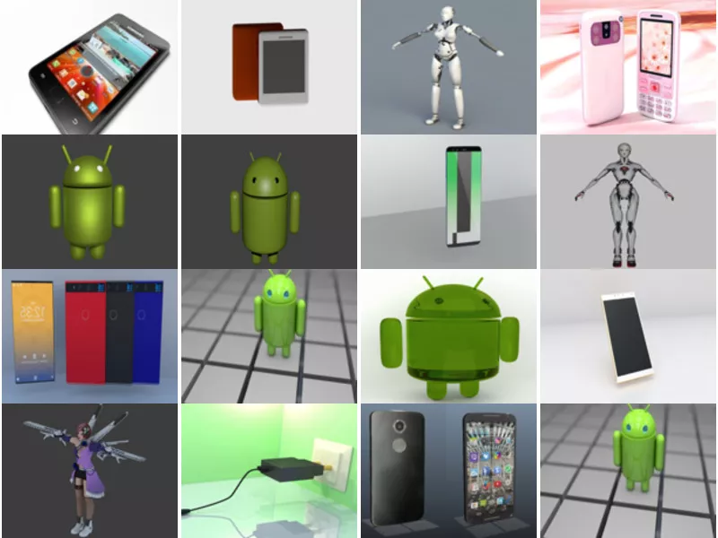 Top 16 Android Obj 3D Models Stuff Latest 2022