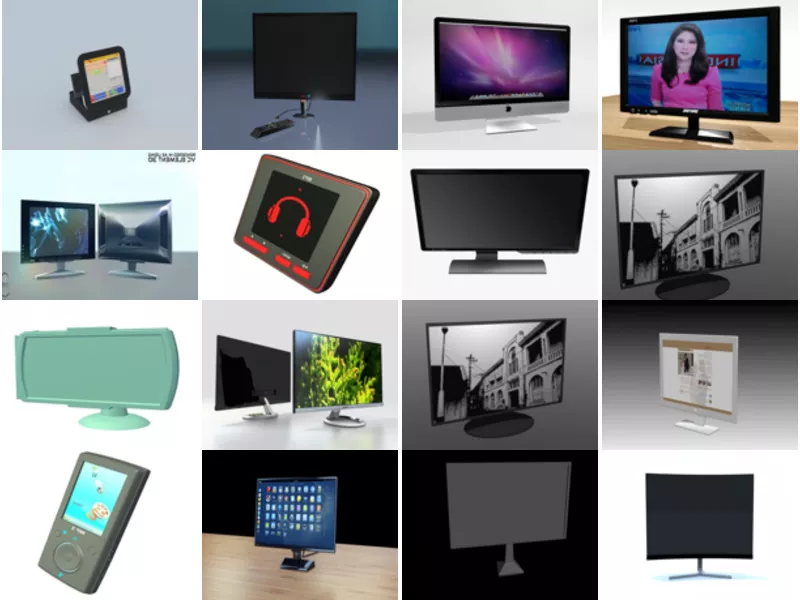 Top 17 Lcd Obj 3D Models Newest 2022