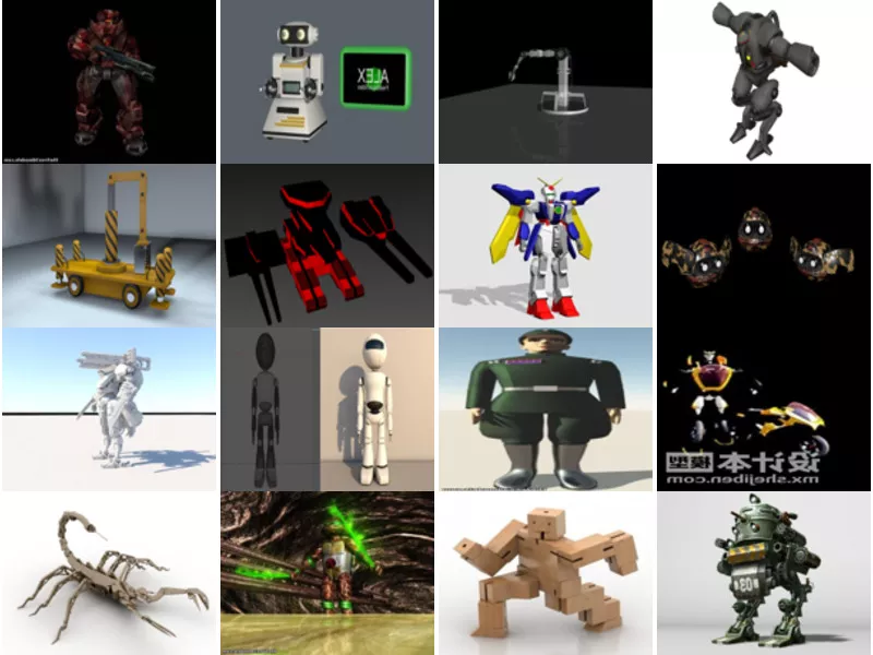 Top 17 Robot 3D Models Latest 2022