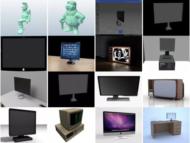 Top 18 Monitor Obj 3D Models for Rendering Latest 2022