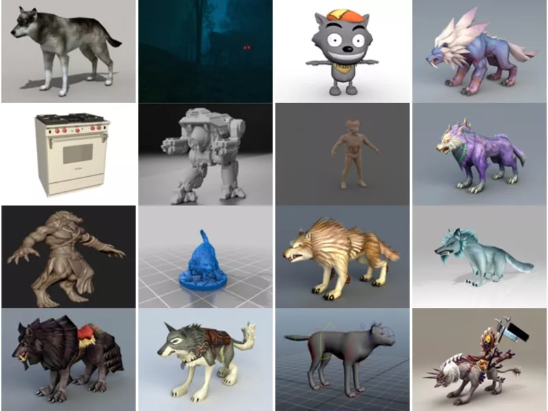 Top 18 Wolf 3D Models Stuff Newest 2022