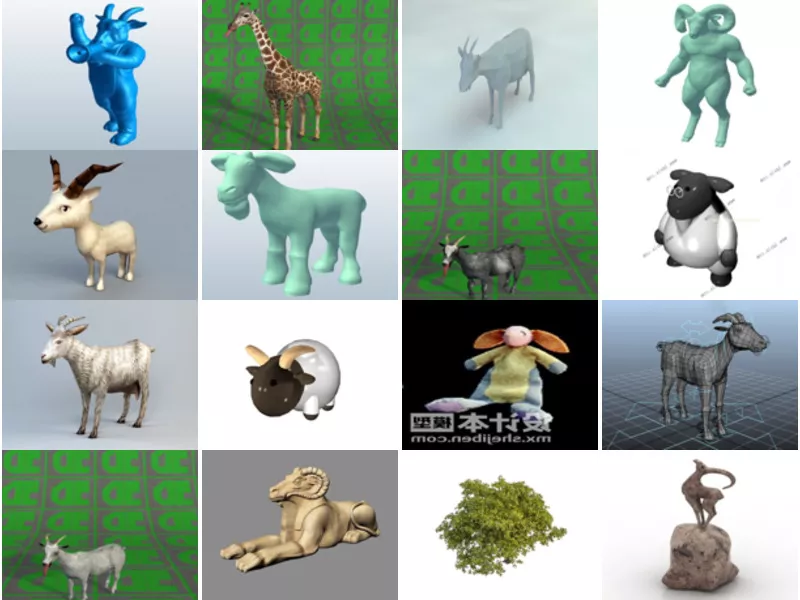 Top 19 Goat 3D Models for Free Newest 2022
