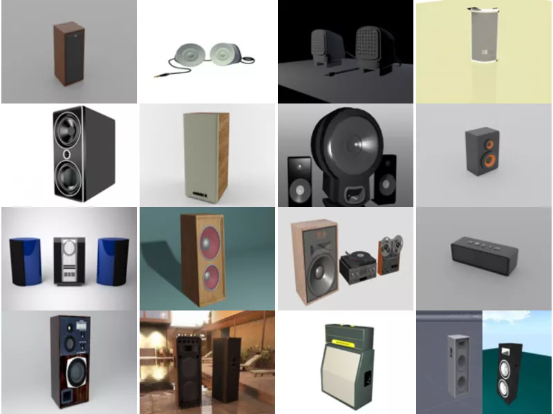 Top 19 Speaker Obj 3D Models Most Recent 2022