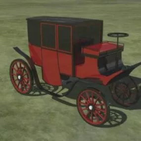 Electric Car Columbia 1905 3d model