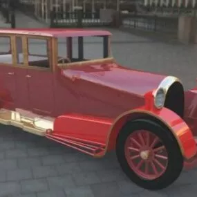 Heine Velox Limousine Car 1921 3d model