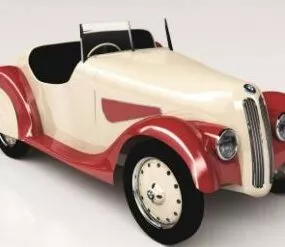 Bmw 328 Vintage Car 1936 3d model