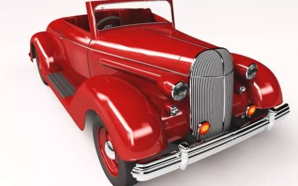 Old Rusty Car 3d model