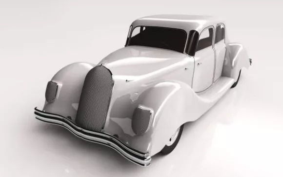 Old Rustic Car 3d model