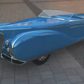 Delahaye Car 1949 3d model