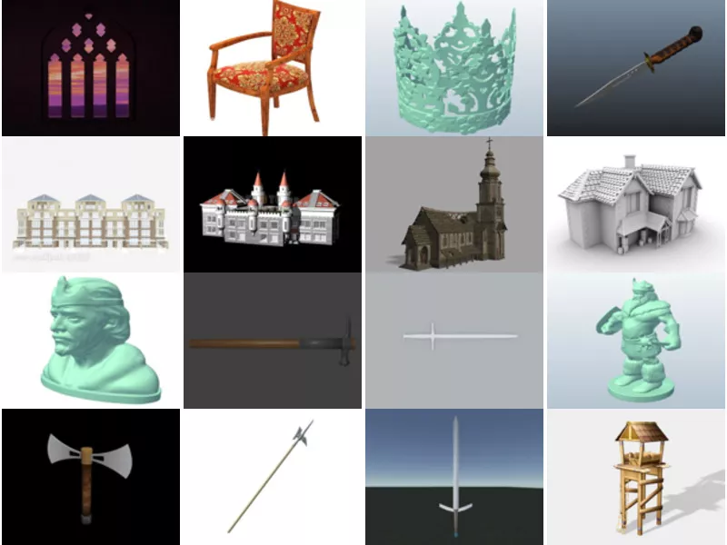 Top 24 Medieval 3D Models Most Recent 2022