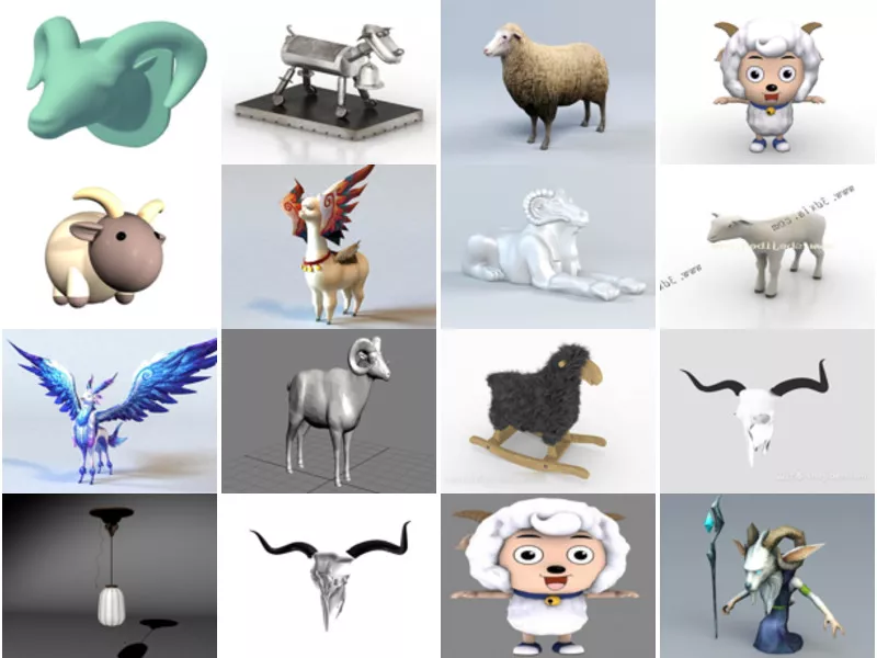 Top 24 Sheep 3D Models Latest 2022