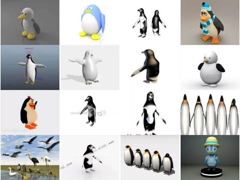 Top 26 Penguin 3D Models Newest 2022