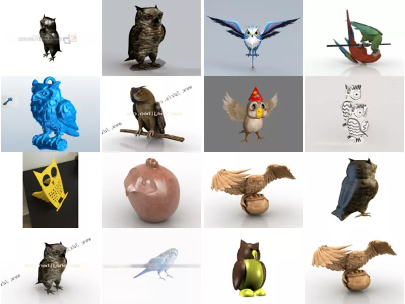 Top 29 Owl 3D Models Latest 2022