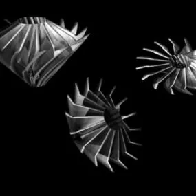 Fanblade Shape 3d model