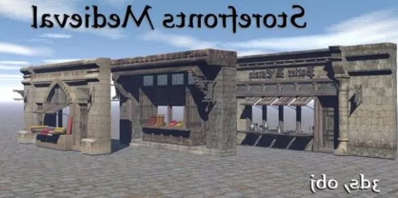 Rock Temple Building 3d model