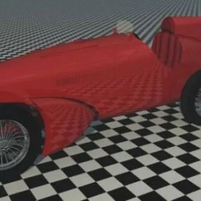 Alfa Romeo Vintage Car 3d model