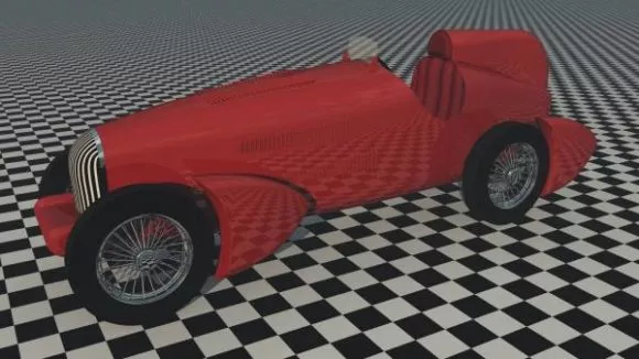 Go Kart Sports Car 3d model