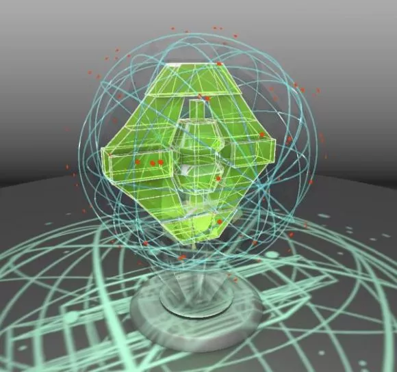 Spherical Shape Shessboard 3d model