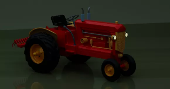 Wagon Tank Cointainer 3d model