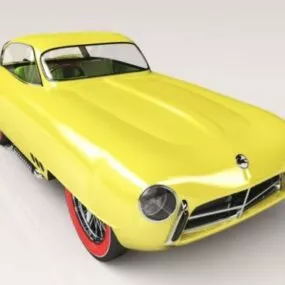 Pegaso Cupula 52 Vintage Car 3d model