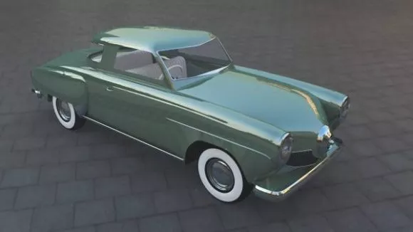 Studebaker Car 3d model Studebaker Car 3d model