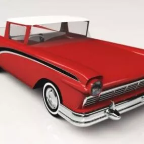 Vintage Car 57 Ford Ranchero 3d model