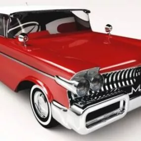 Vintage Car Mercury Turnpike 3d model