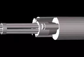 Gatling Gun 6 Barrel Rotary 3d model