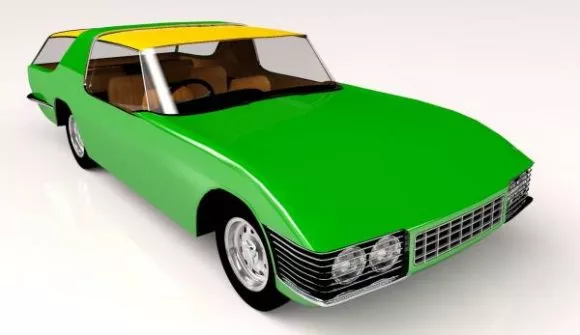 Lego Car Game 3d model