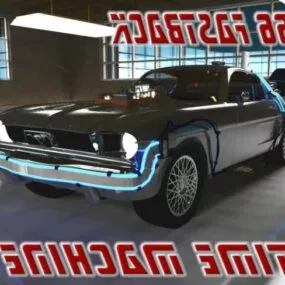 Ford Mustang Fastback Car 1966 3d model