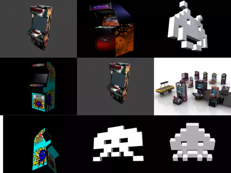 Top 9 Arcade Obj 3D Models Most Recent 2022