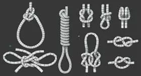 Knots Set 3d model