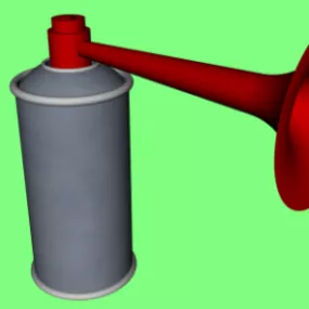Air Horn 3d model