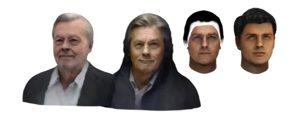 Dynamic Hair 3d model